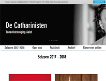 Tablet Screenshot of catharinisten.be